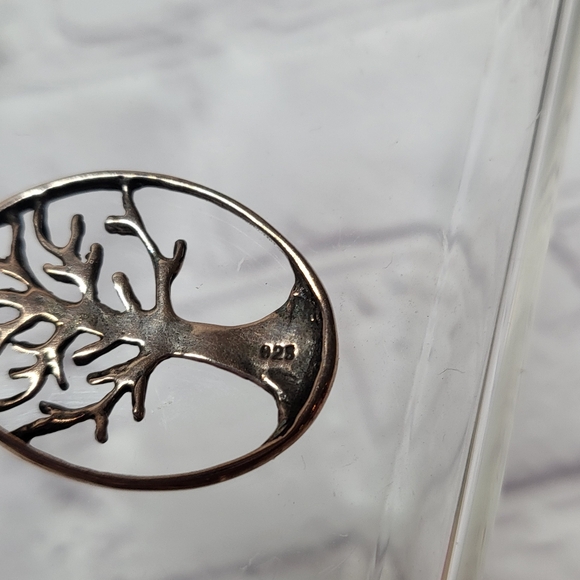 Silver 925 Tree Pendant Necklace - Picture 5 of 7